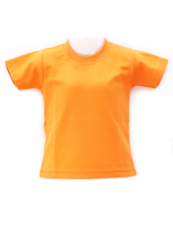 Orange T-Shirt (Plain R-Neck)